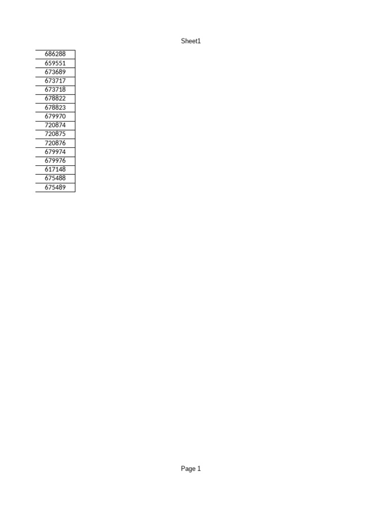 Sheet 1 | PDF