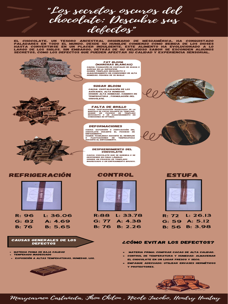 CHOCOLATE INFOGRAFIA (1) - Compressed | PDF | Chocolate | Theobroma