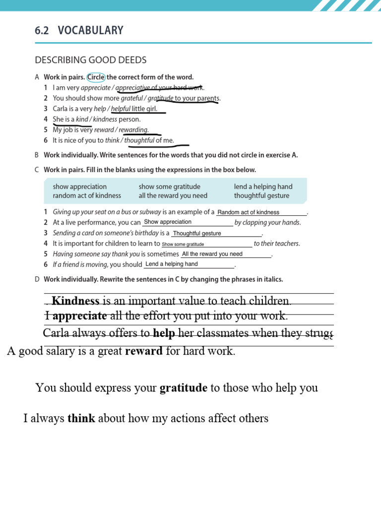 Examples of Thoughtful Gestures | PDF