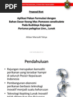 Download Proposal Riset Nutrisi u Budidaya Rajungan by amtahya SN85130155 doc pdf