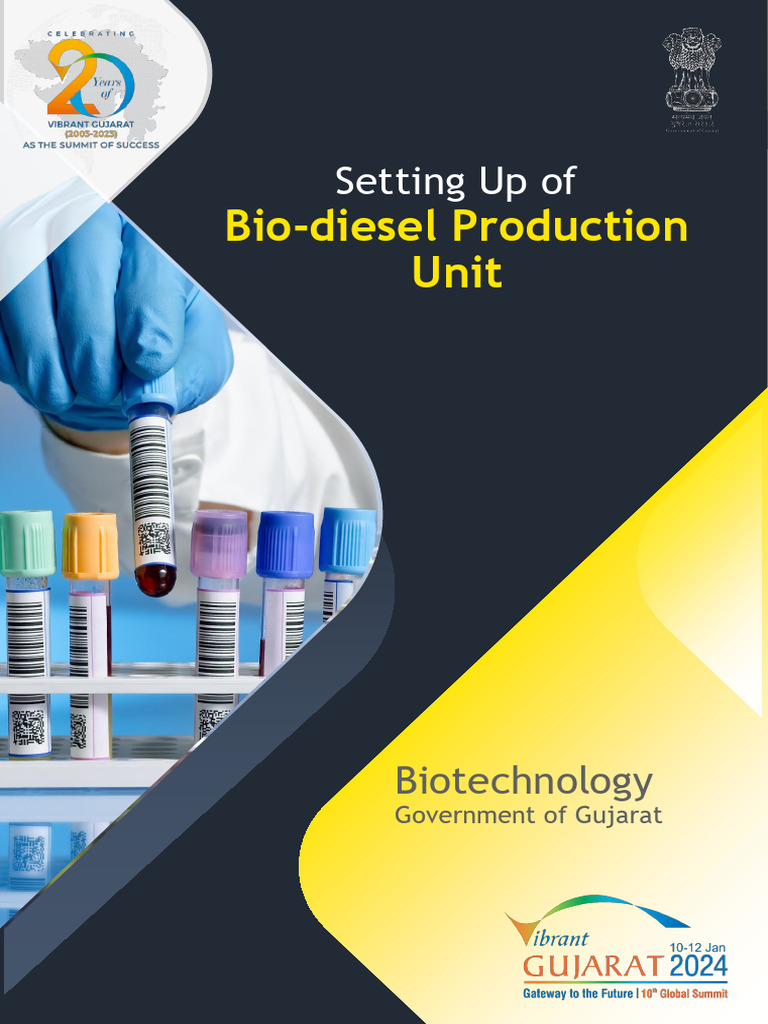 Gujarat Biodiesel Production Unit Guide | PDF | Biofuel | Biodiesel
