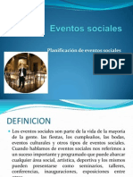 Eventos Sociales Presentacion