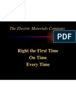 The Electric Materials Company: Right The First Time On Time Every Time