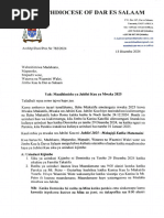 Barua Ya Mualiko Mgeni Rasmi | PDF