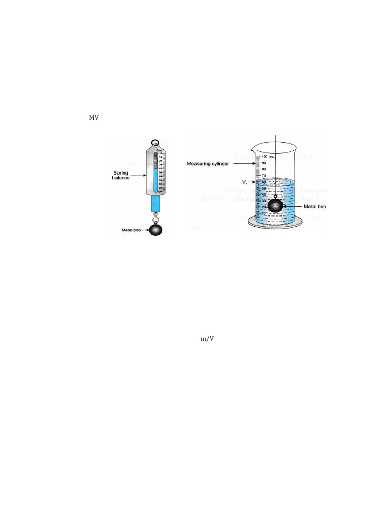 Density Determination Experiments Class 9 | PDF | Density | Water