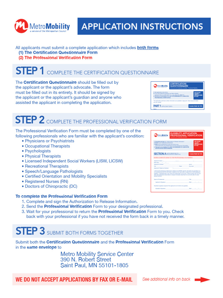 ADA Paratransit Application Guide | PDF | Americans With Disabilities ...