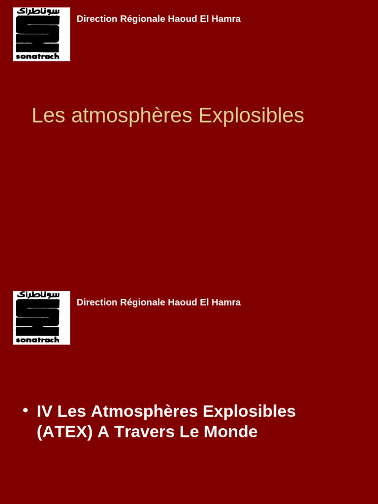 Comprendre les Atmosphères Explosibles ATEX | PDF | Sécurité | Combustible