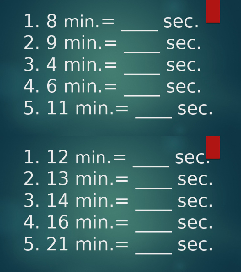 CONVERSION ACTIVITY | PDF