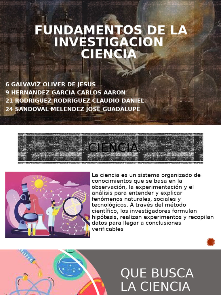 Fundamentos de la Ciencia y su Método | PDF | Science | Experimentar