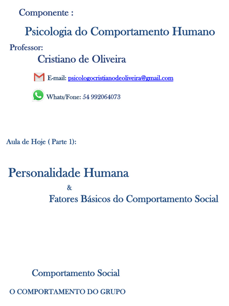 Comportamento e Papéis em Grupos | PDF | Comportamento | Família