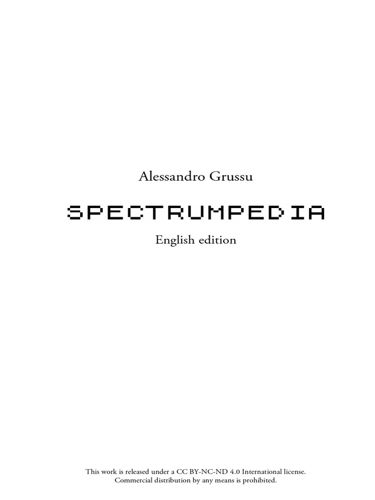 Spectrum Systems and Emulation Guide | PDF | Hdmi | Booting