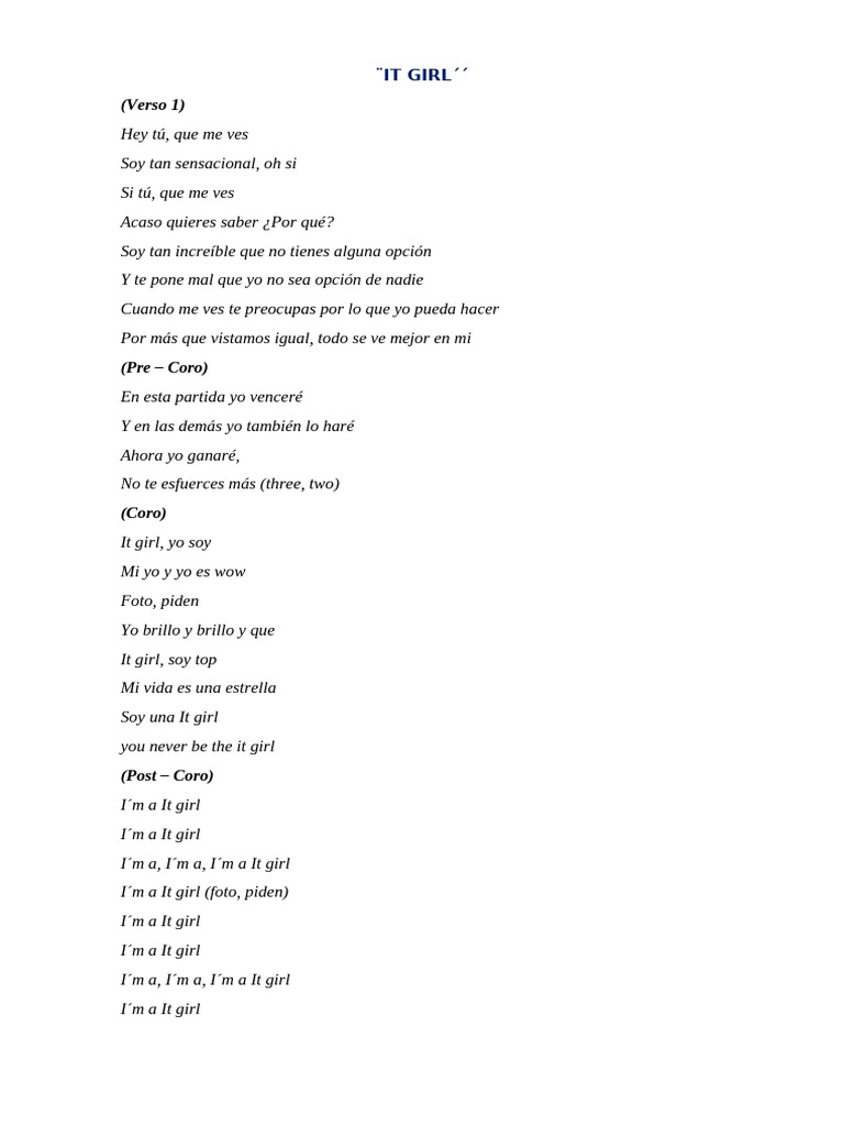 Letra de 