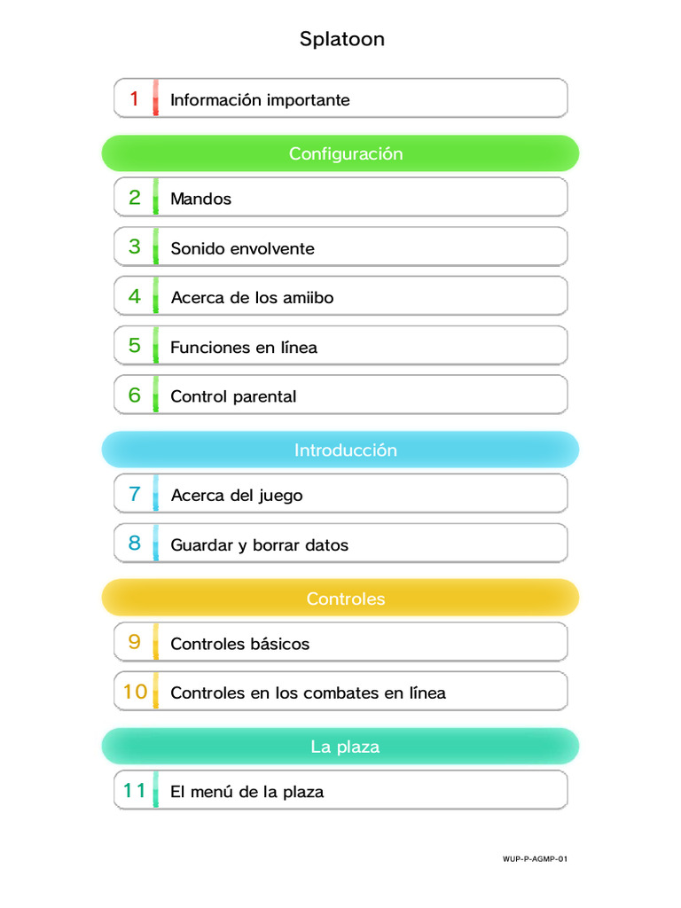 ElectronicManual WiiU Splatoon ES | PDF | Wii | Bomba