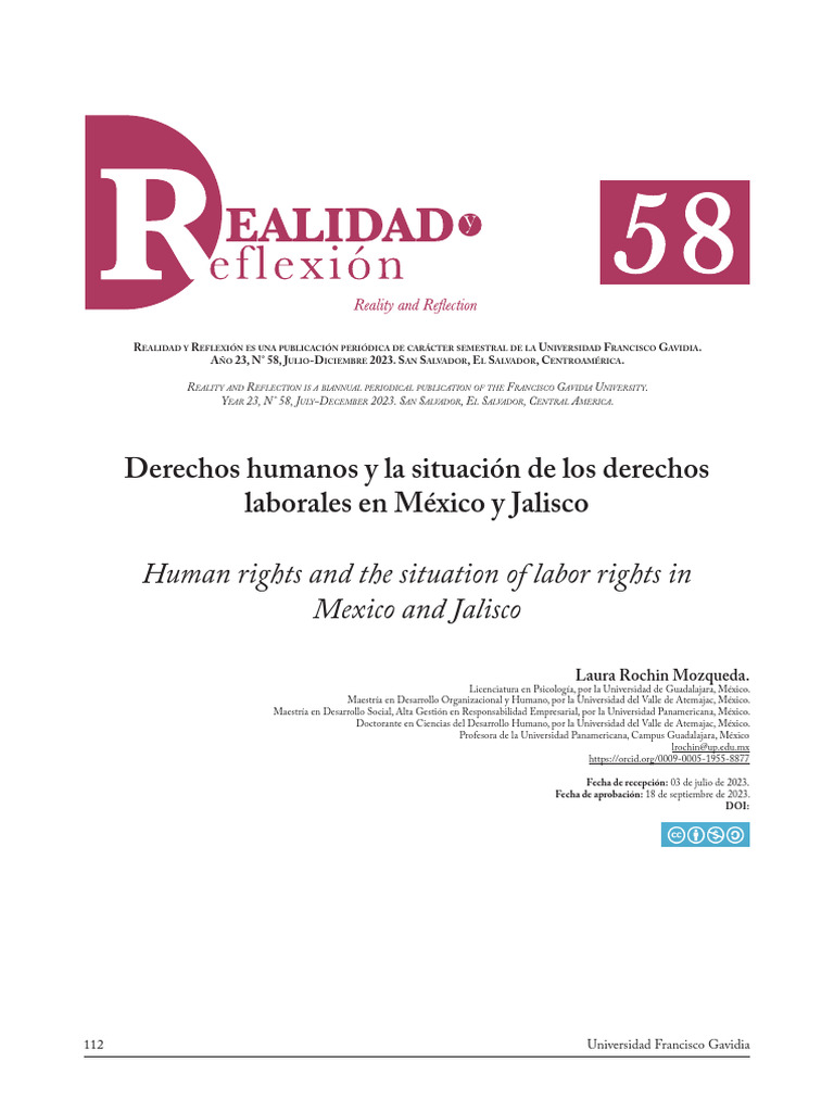 Derechos Laborales en México y Jalisco | PDF | Derecho laboral ...
