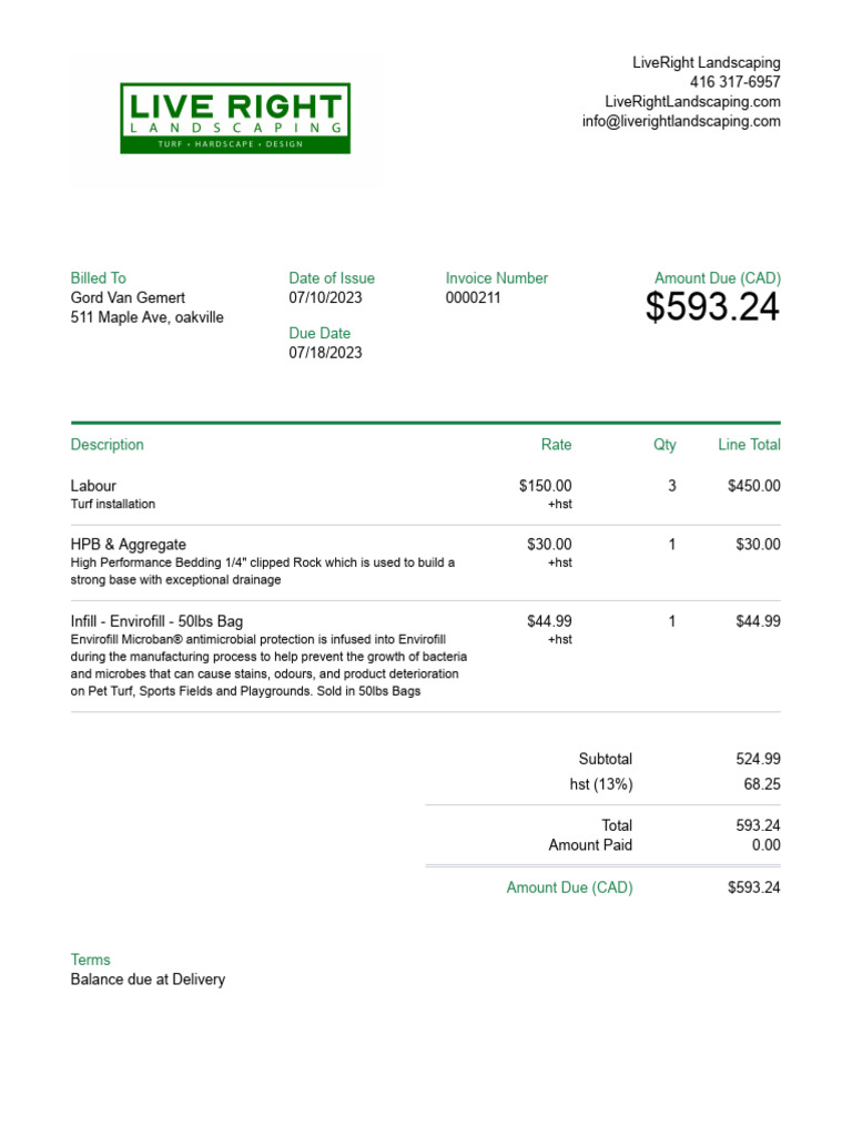 Invoice 0000211 | PDF