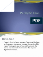 Case Pres Paralytic Ileus