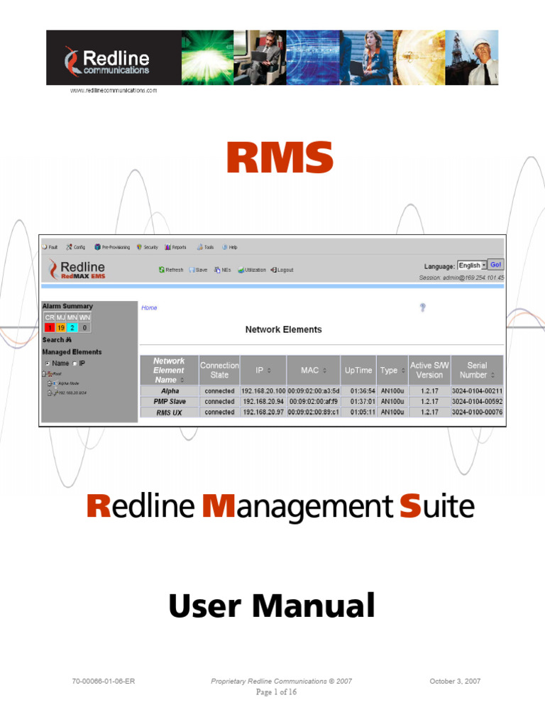 Redline MGMT Suite User Manual | PDF | Network Topology | Computer Network