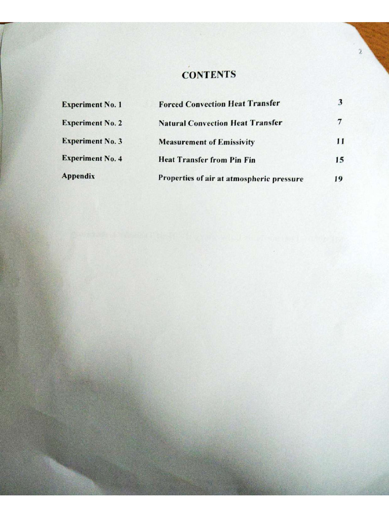 Heat Transfer Lab Manual | PDF