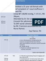 ENT Patient Timeline and Care