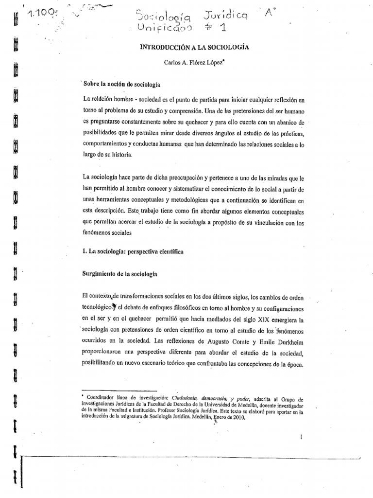 Introduccion a la sociologia | PDF