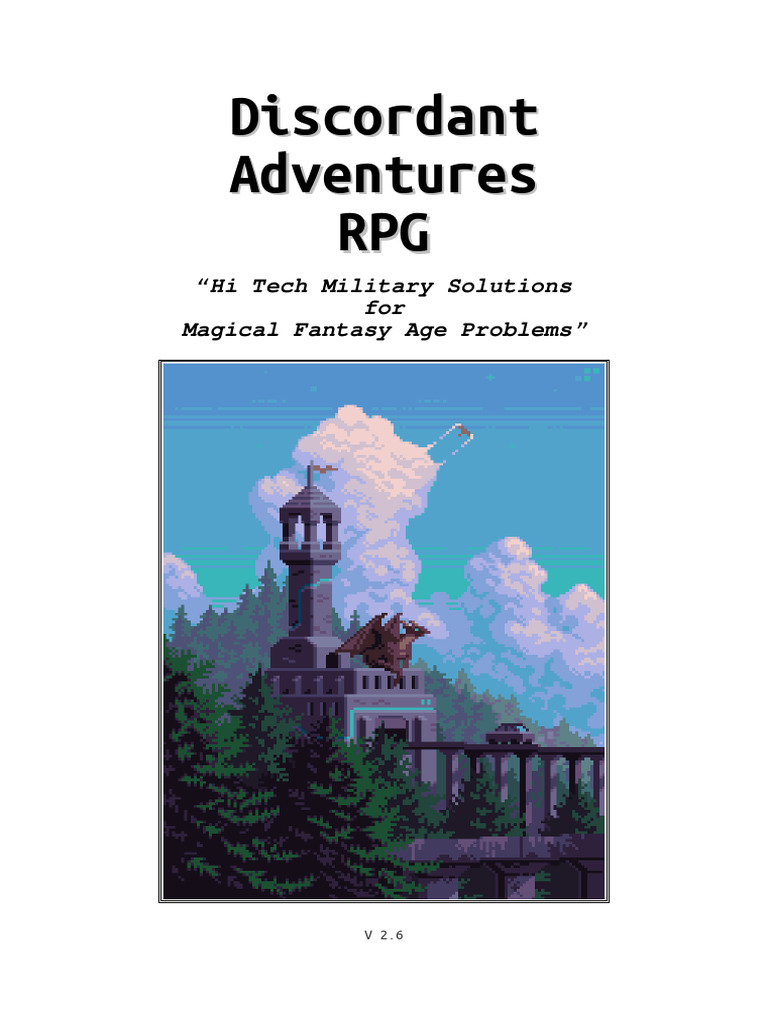Discordant Adventures RPG 2.6 | PDF | Tabletop Role Playing Game | Planets