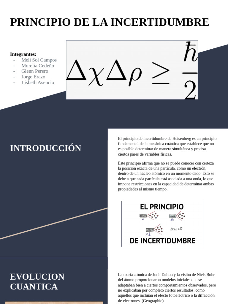 Principio de La Incertidumbre | PDF | Mecánica cuántica | Física
