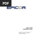 Epicor905 Install Guide SQL