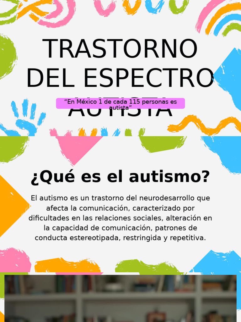 Características del Trastorno Autista | PDF | Autismo | Ciencias del ...