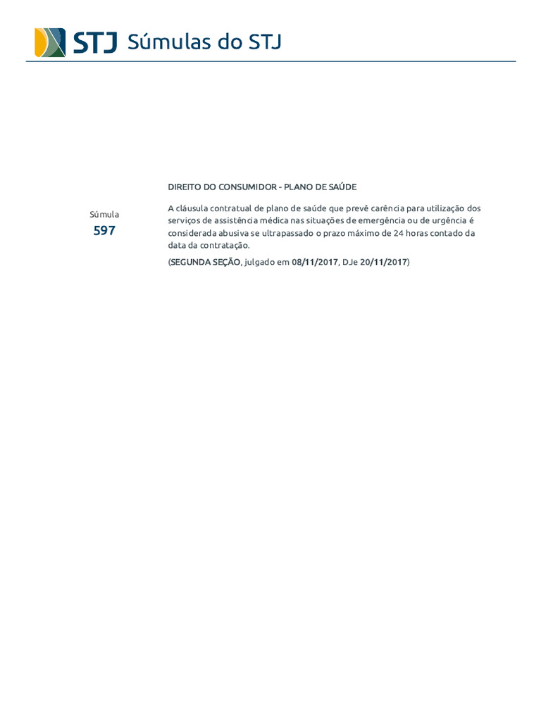 STJ - Súmulas Do STJ | PDF