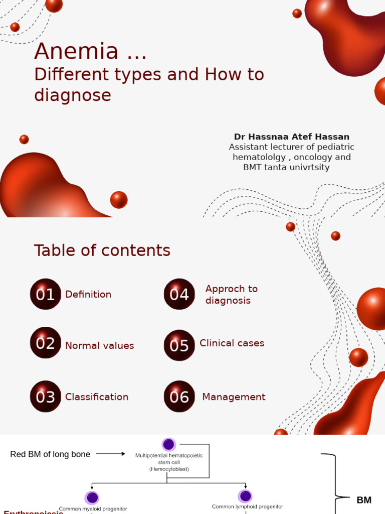 Understanding Anemia: Types and Diagnosis | PDF | Anemia | Tissue (Biology)