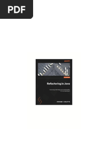 Refactoring in Java: Improving code design and maintainability for Java developers 1st Edition Anonymous instant download