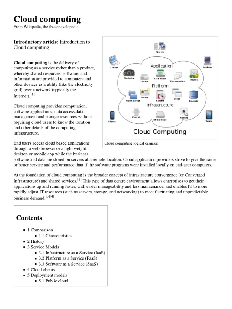 Introductory Article Introduction To Cloud Computing Pdf Platform