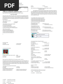 SOAL SAS BAHASA INGGRIS KELAS 6 SMT 2