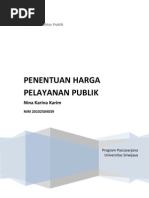 Download Penentuan Harga Pelayanan Publik by Nina Karina Karim SN85141659 doc pdf