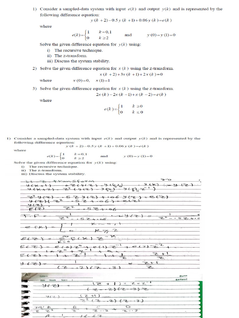 Digital Control Sec3 | PDF