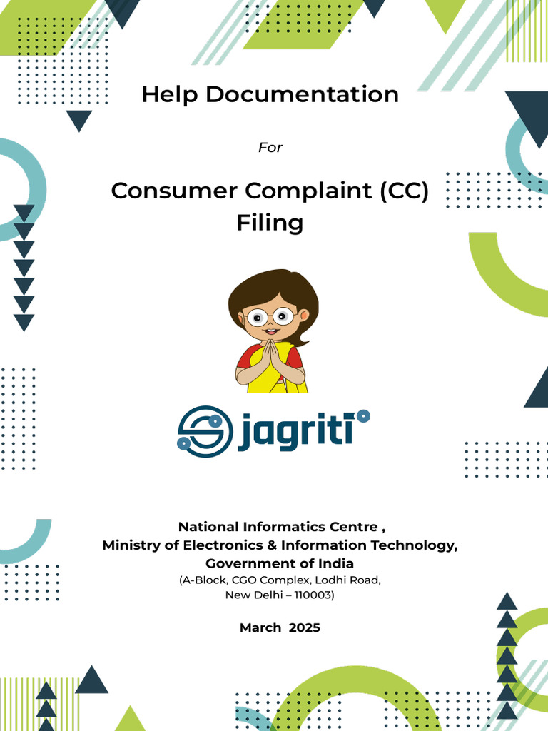 e-Jagriti Consumer Complaint Guide | PDF