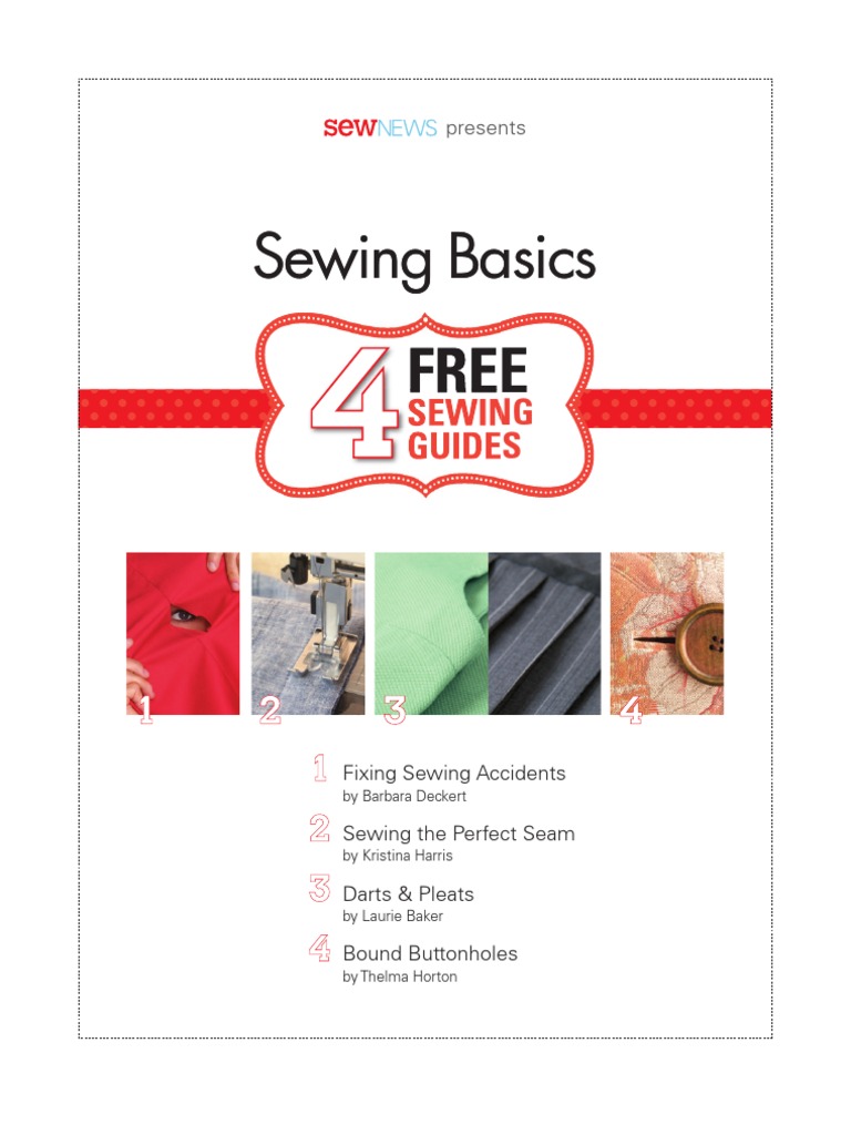 Sewing Basics: Fixing Common Mistakes | PDF | Seam (Sewing) | Sewing