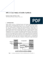 MFI: A Case Study of Zeolite Synthesis: The Ohio State University, Columbus, Ohio, U.S.A