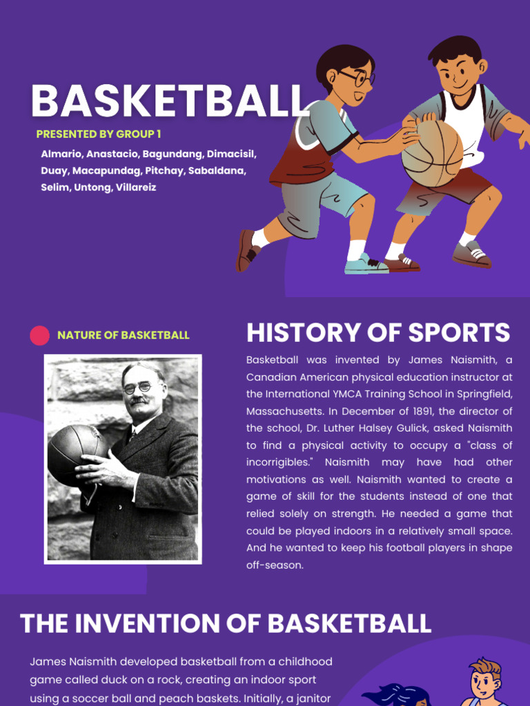 History and Rules of Basketball | PDF | Basketball Positions | Sports ...