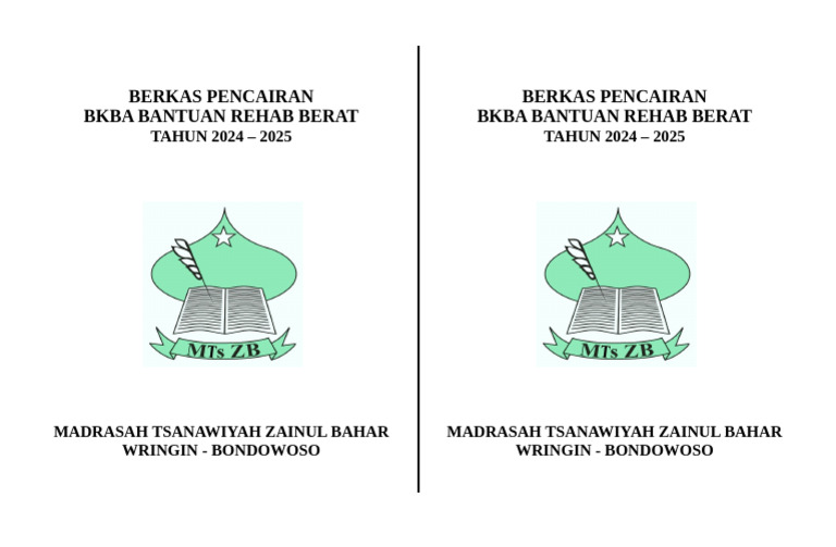 Berkas Pencairan BKBA 2024-2025 | PDF