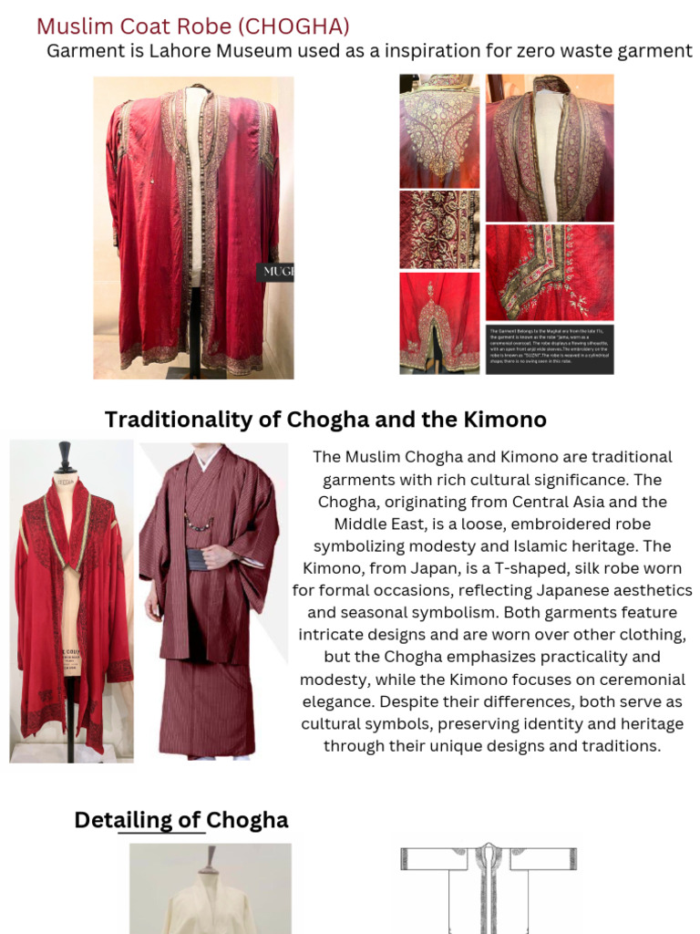 Muslin Coat Robe (CHOGHA) | PDF