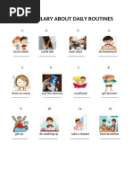 Daily Routine Vocabulary Guide | PDF