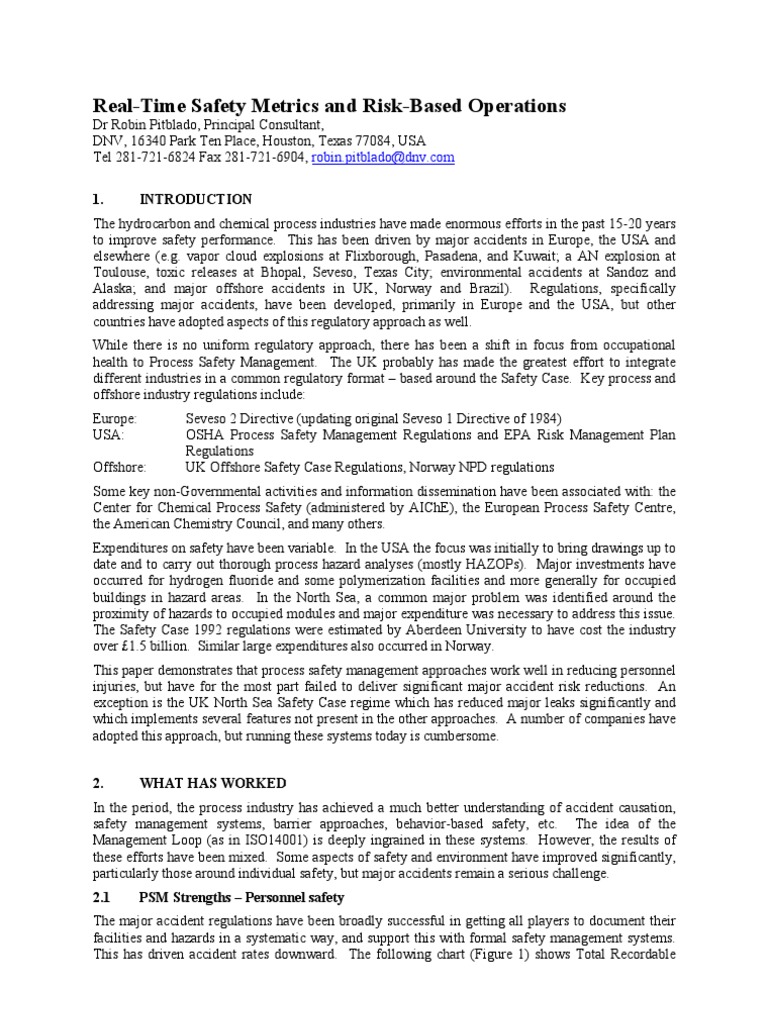 Enhancing Operational Efficiency in Seveso Sites | PDF | Reliability ...