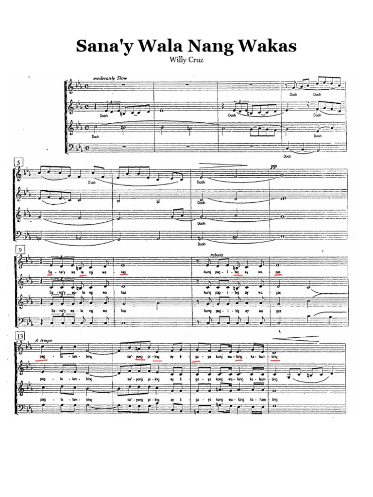 Sanay Wala NG Wakas | PDF