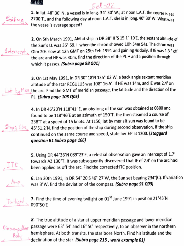 Set-02 by Songram BMA 54th | PDF | Geography | Trigonometry