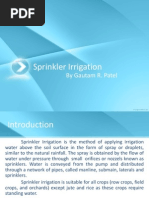 Sprinkler Irrigation Final