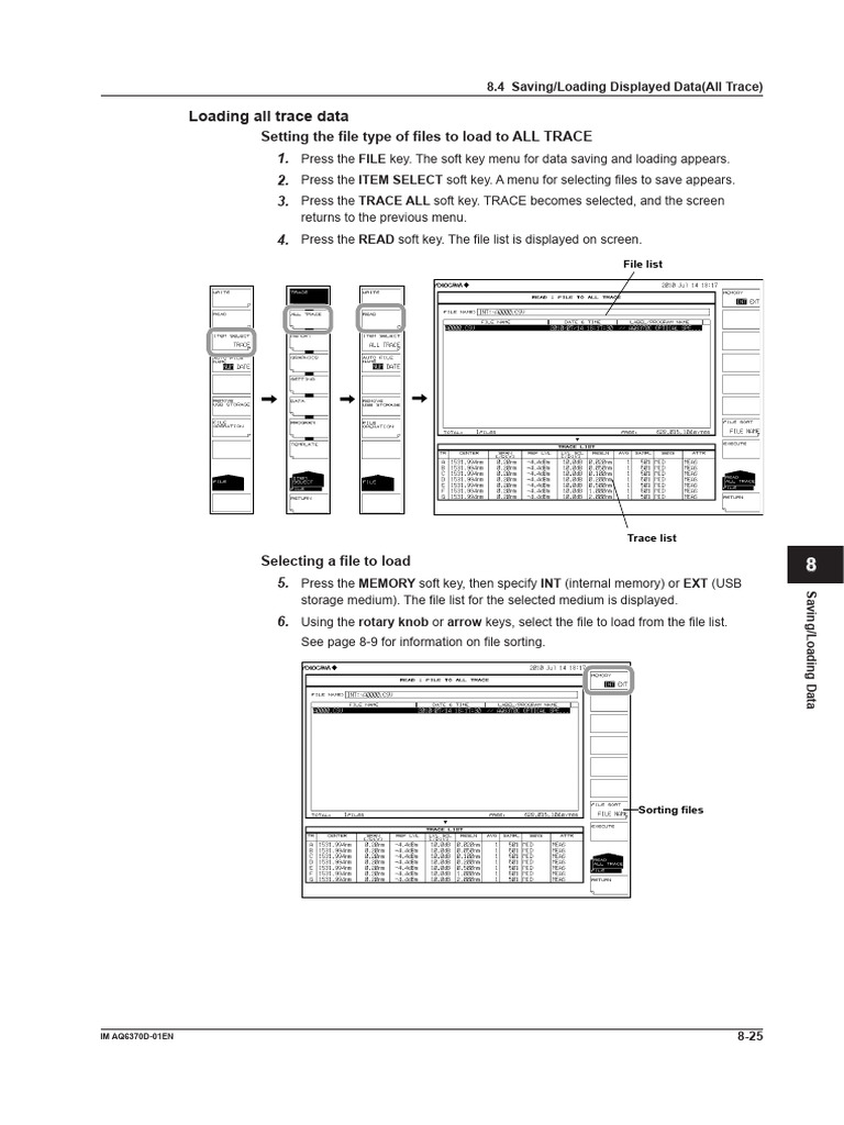 Saving and Loading Data Procedures | PDF | Computer File | Comma ...