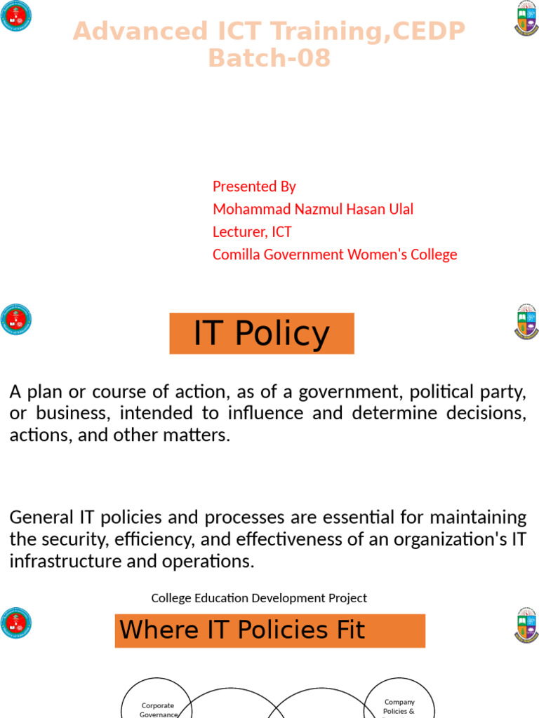 Essential IT Policies for Organizations | PDF | Computer Security ...