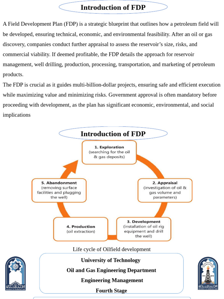 Field Development Plan in Oil & Gas | PDF | Pump | Petroleum Reservoir