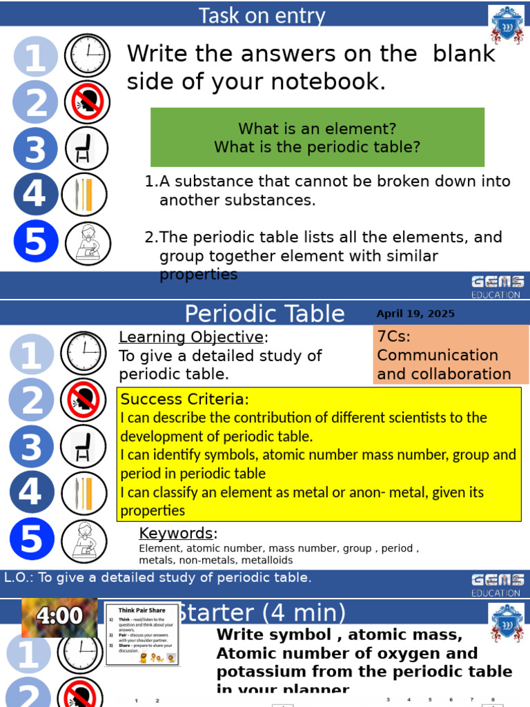 2 - Periodic Table | PDF | Ductility | Chemical Elements